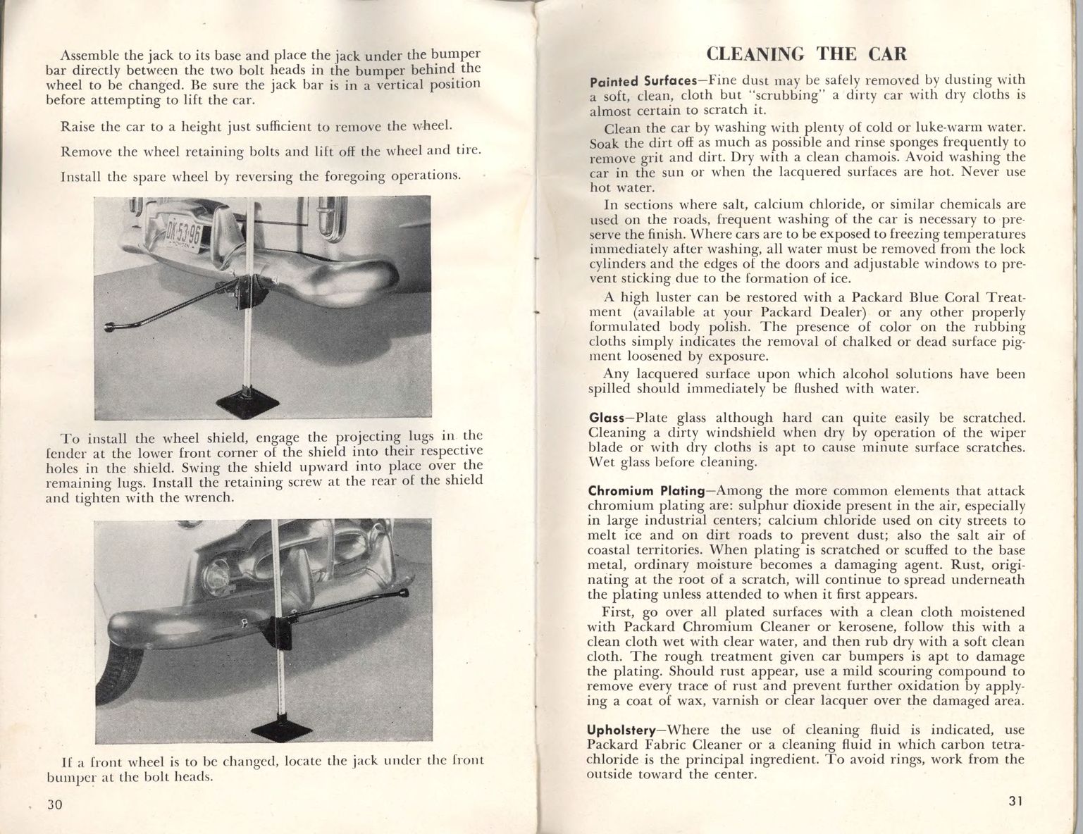 1951 Packard Owners Manual Page 11